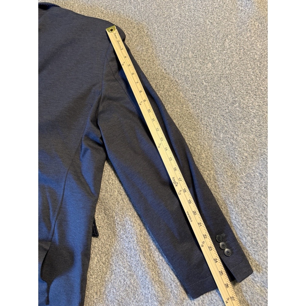 Johnston & Murphy XC4 Extreme Comfort Blazer Mens XLBlue Glen Check Sport Coat - Picture 13 of 14